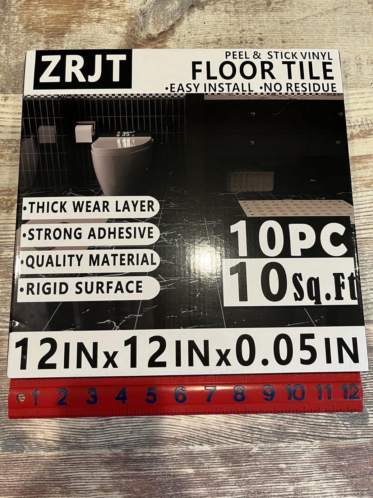 Peel and Stick Floor Tile 11.8