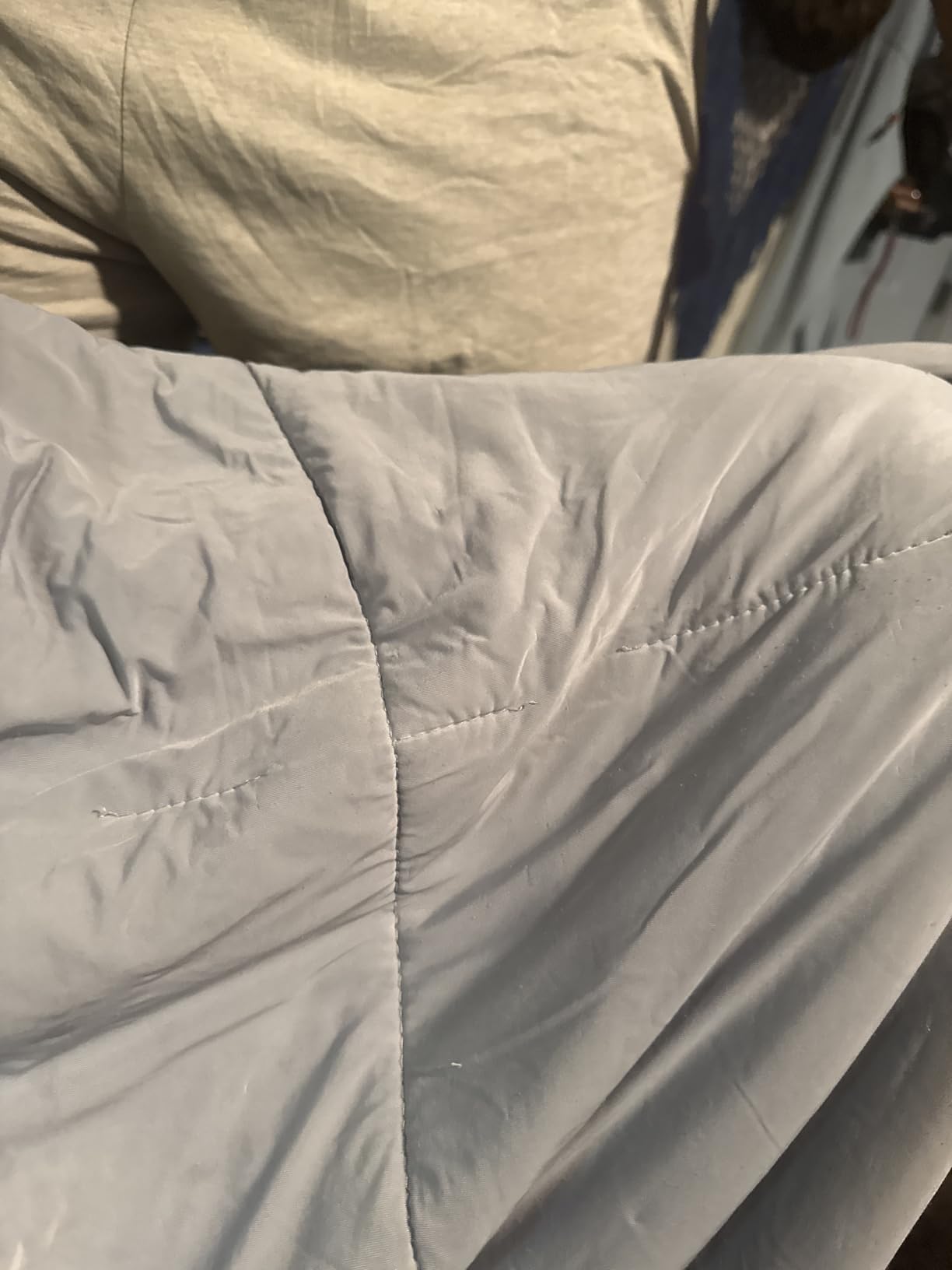 Silvery Silver-Infused Cooling Comforter - Award-Winning Self-Cooling Blanket for Hot Sleepers with Self-Cleaning Technology for Sweat-Free & Cool Sleep NEW customer photo 2