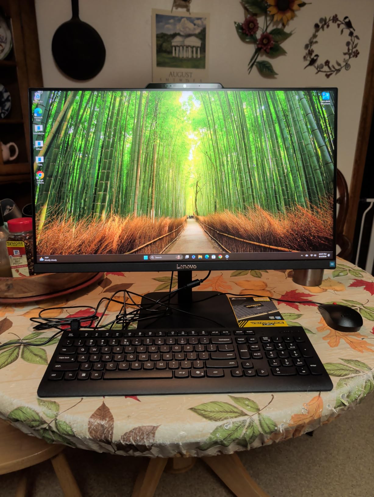 Lenovo IdeaCentre All-in-One Desktop Computer, 24
