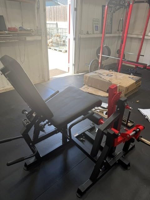 Mikolo Leg Extension and Curl Machine, Adjustable Leg Curl Machine for Home Gym, Seated Leg Extension and Lying Leg Curl Machine, Leg Workout Equipment with 1:1 Resistance System customer photo 1