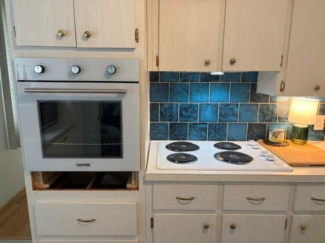 Garvee 24 Inch Built-in Steam Electric Oven Combo, 2.5 Cu.ft Convection Wall Oven, 5 Cooking Modes, Steam Function, Triple-Layer Glass, Easy Clean Interior, Timer & Safety Lock, Silver customer photo 2