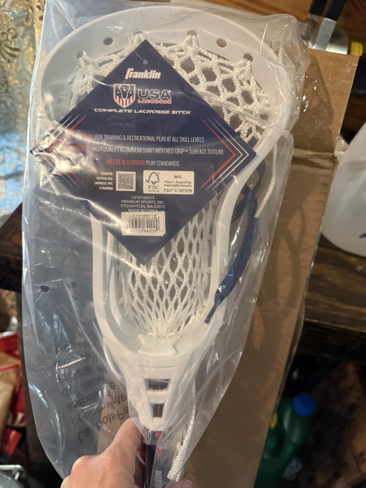 Franklin Sports USA Lacrosse Youth Sticks customer photo 2