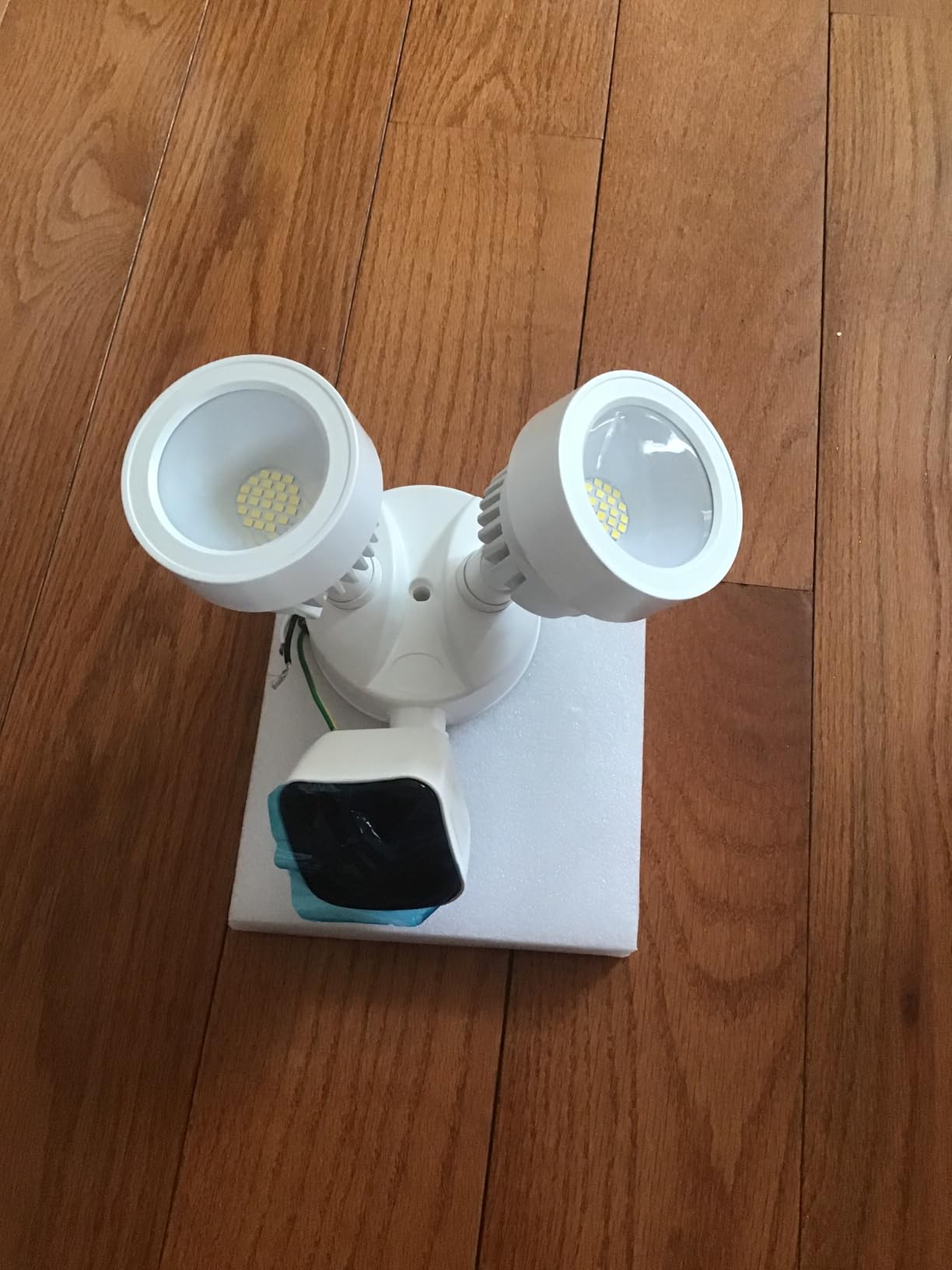 Floodlight Camera Wired, 3K UHD Outdoor Security Camera, Work w/Alexa | 2200-Lumen Motion-Activated Lights, Color Night Vision, 2-Way Audio, 105dB Siren, IP65 Waterproof for Garage, Porch & Yard customer photo 2