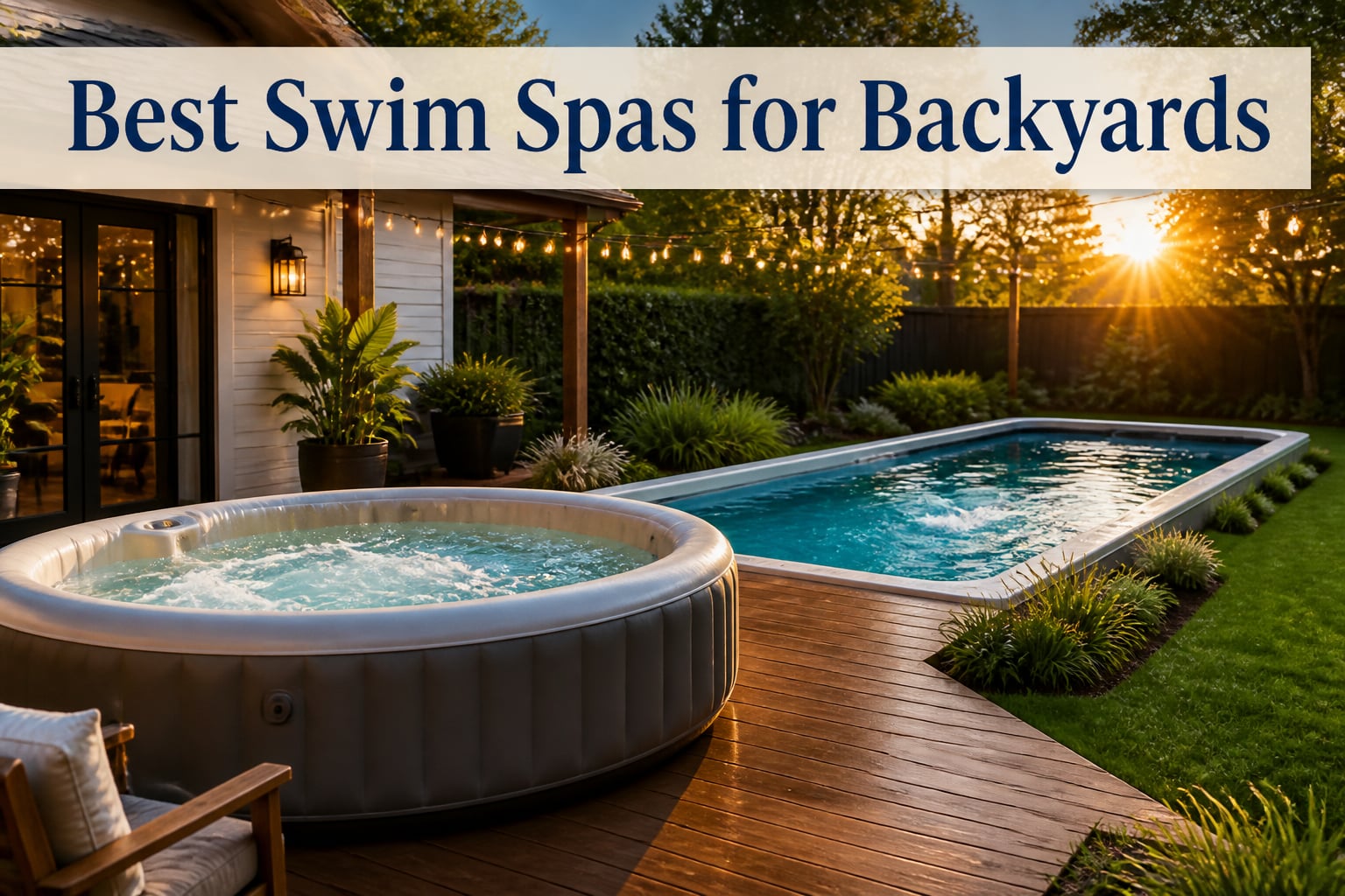 Best Swim Spas for Backyards