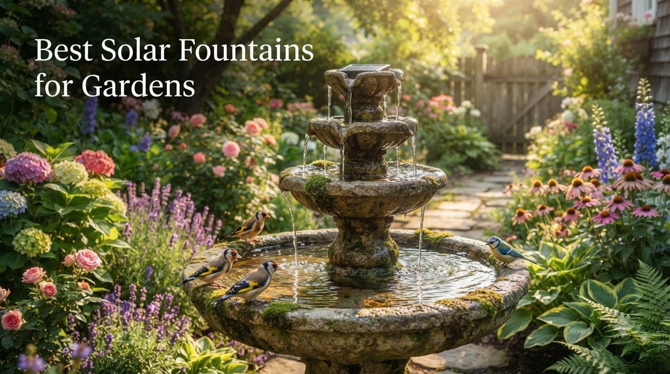 Best Solar Fountains for Gardens