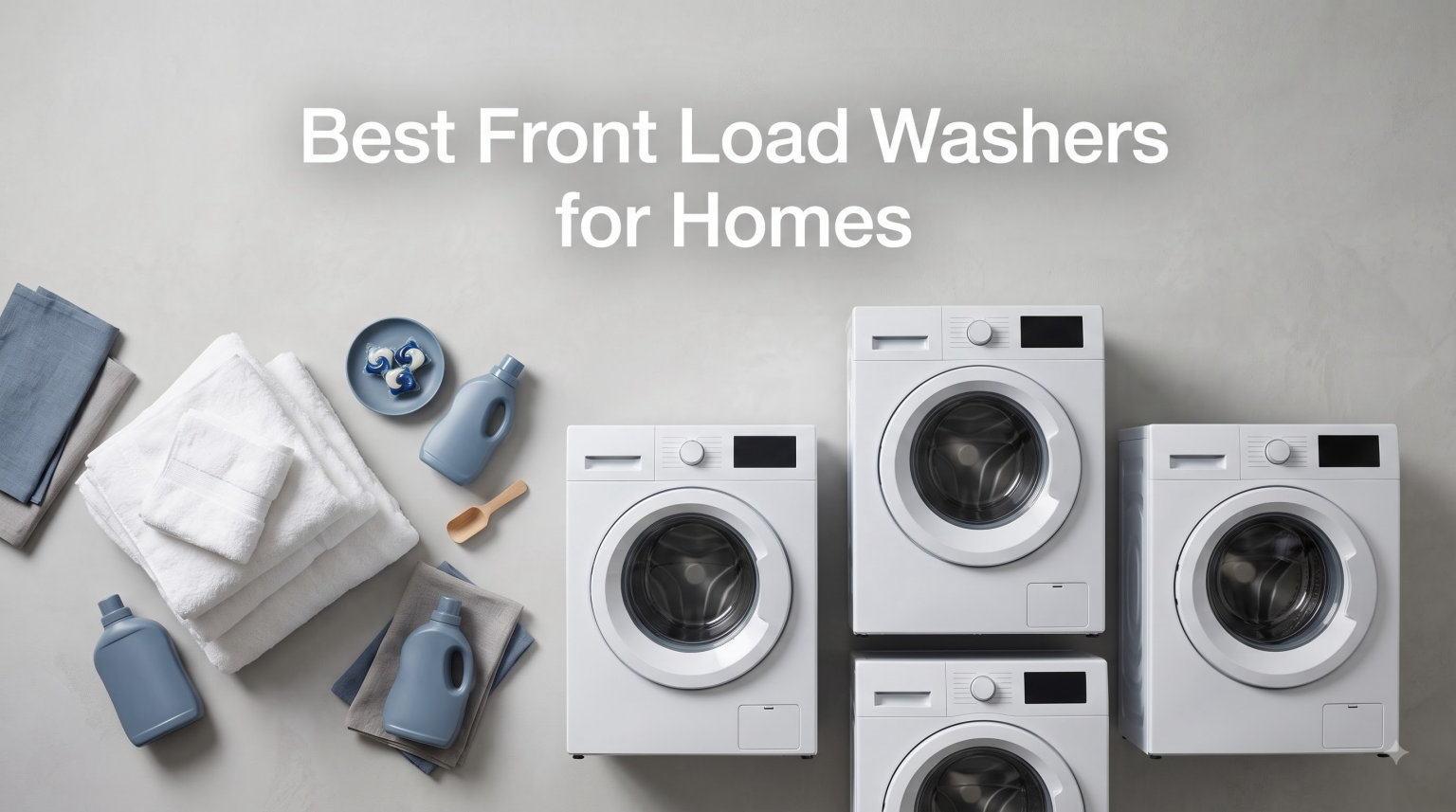 Best Front Load Washers for Homes