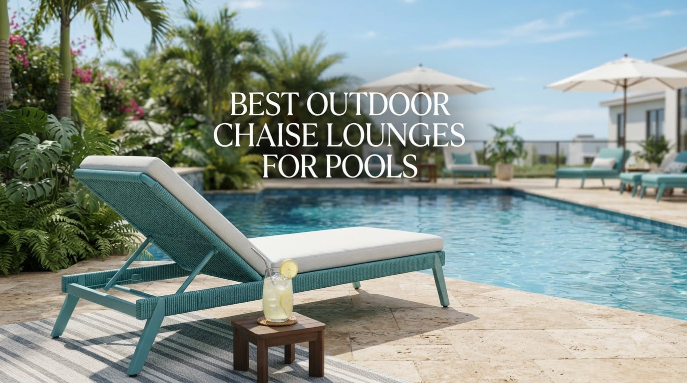 Best Outdoor Chaise Lounges for Pools
