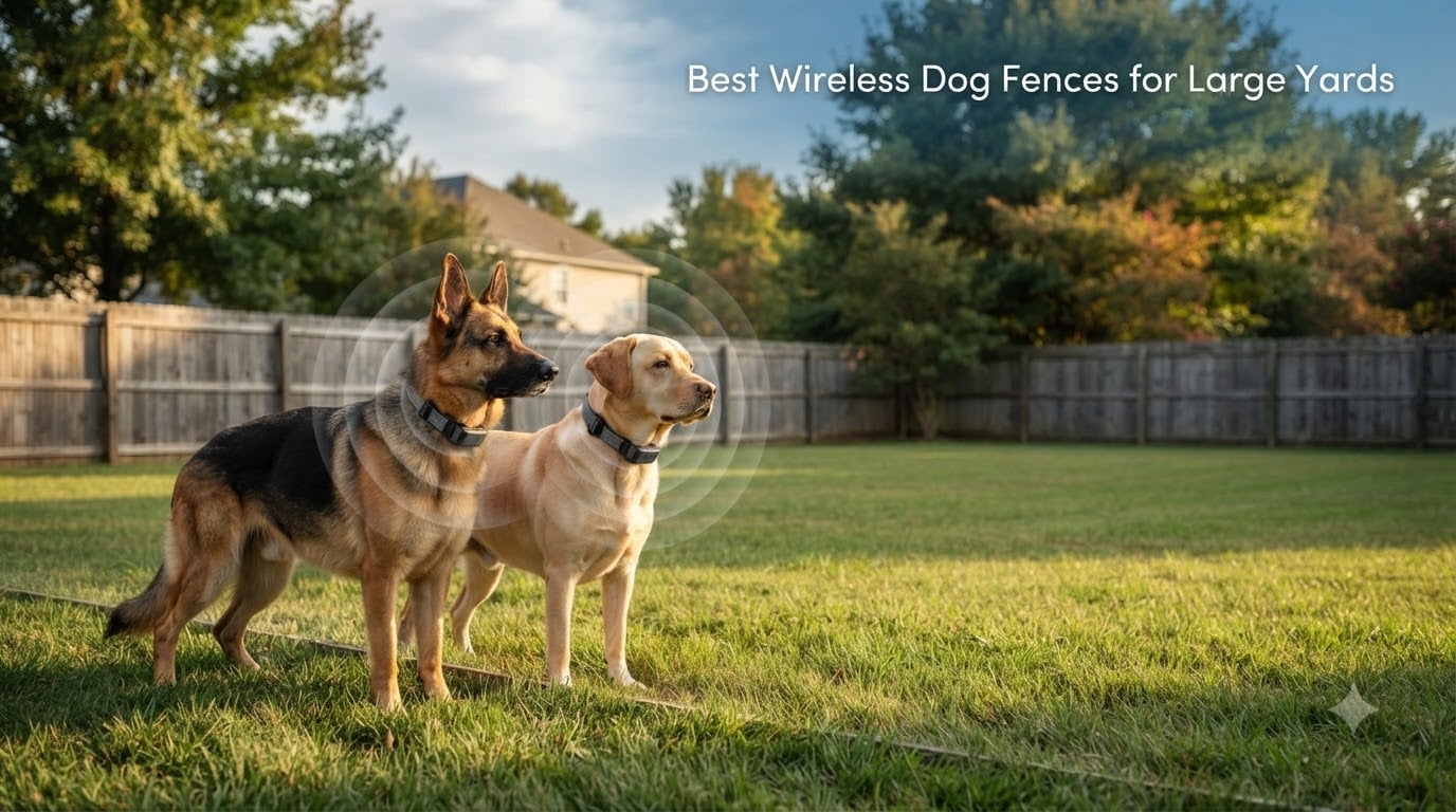 Best Wireless Dog Fences for Large Yards