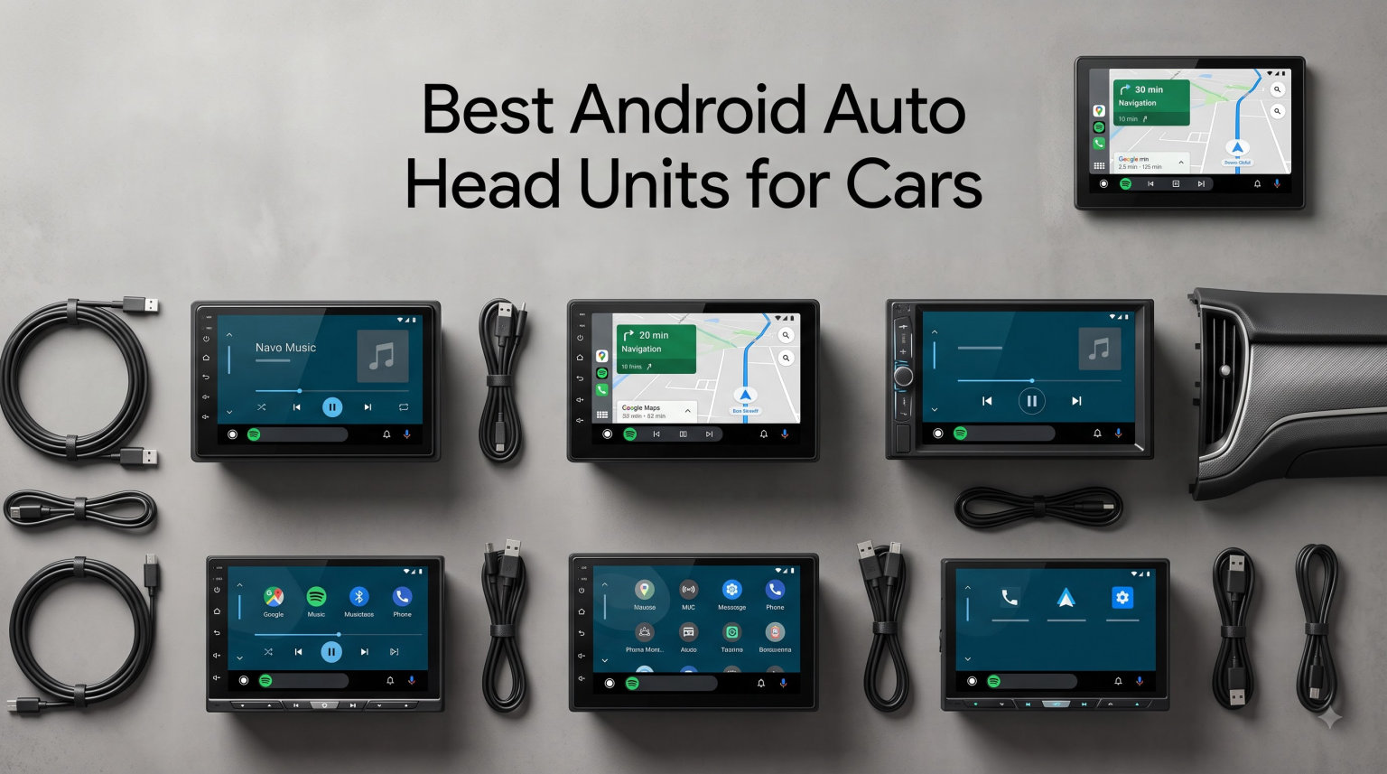 Best Android Auto Head Units for Cars