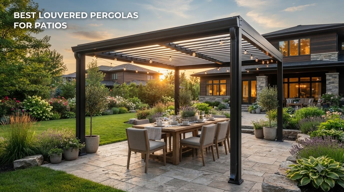 Best Louvered Pergolas for Patios