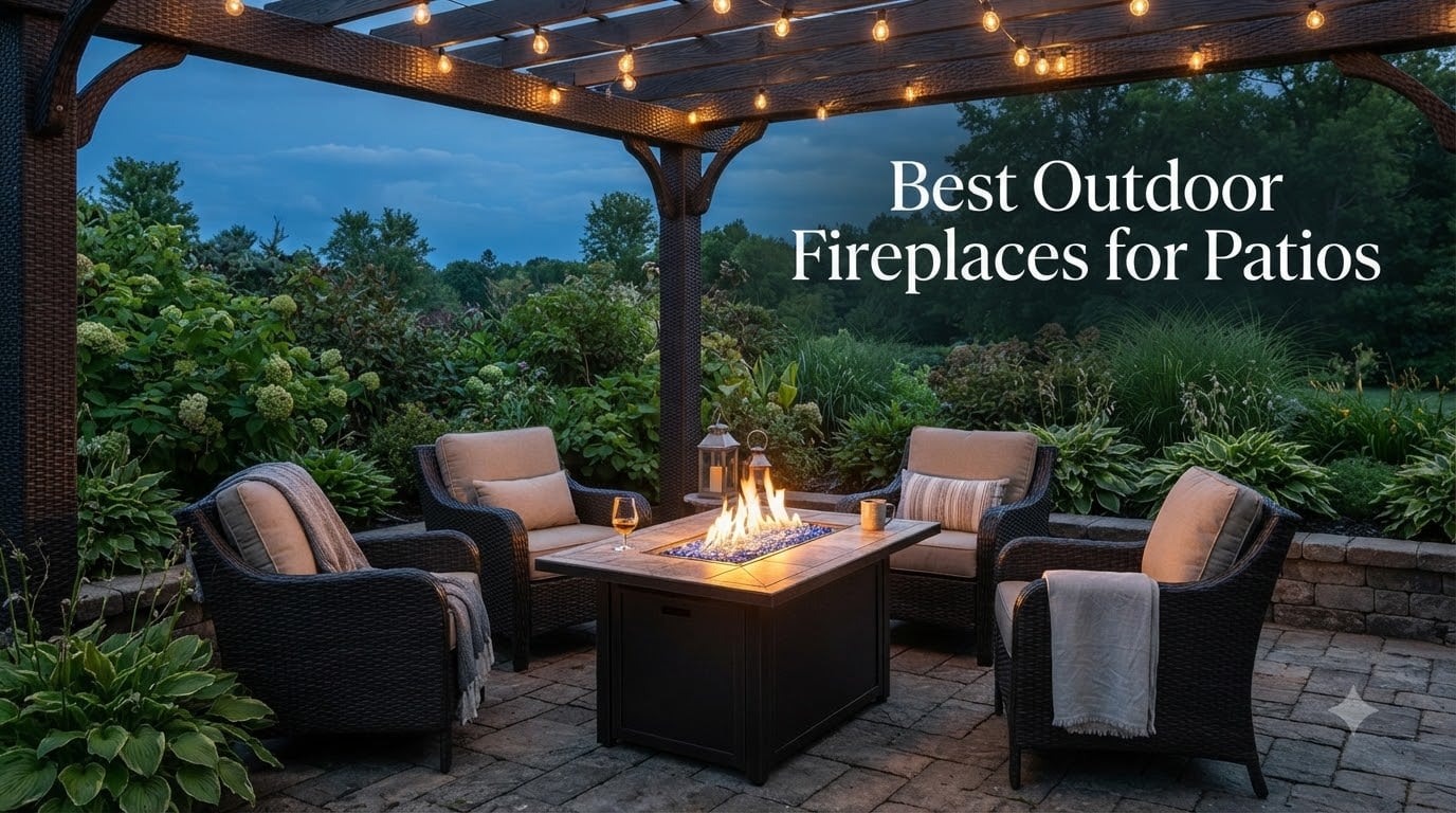 Best Outdoor Fireplaces for Patios