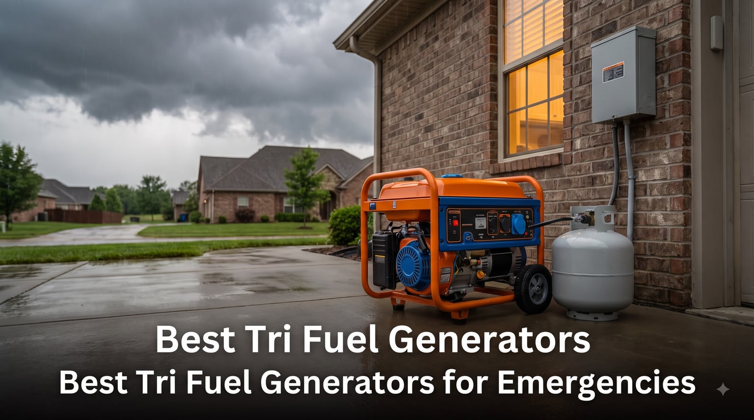 Best Tri Fuel Generators for Emergencies
