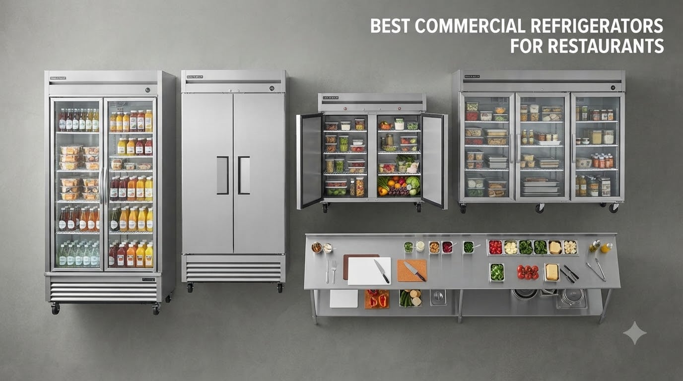 Best Commercial Refrigerators for Restaurants