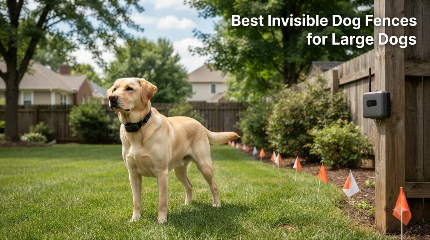 Best Invisible Dog Fences for Large Dogs