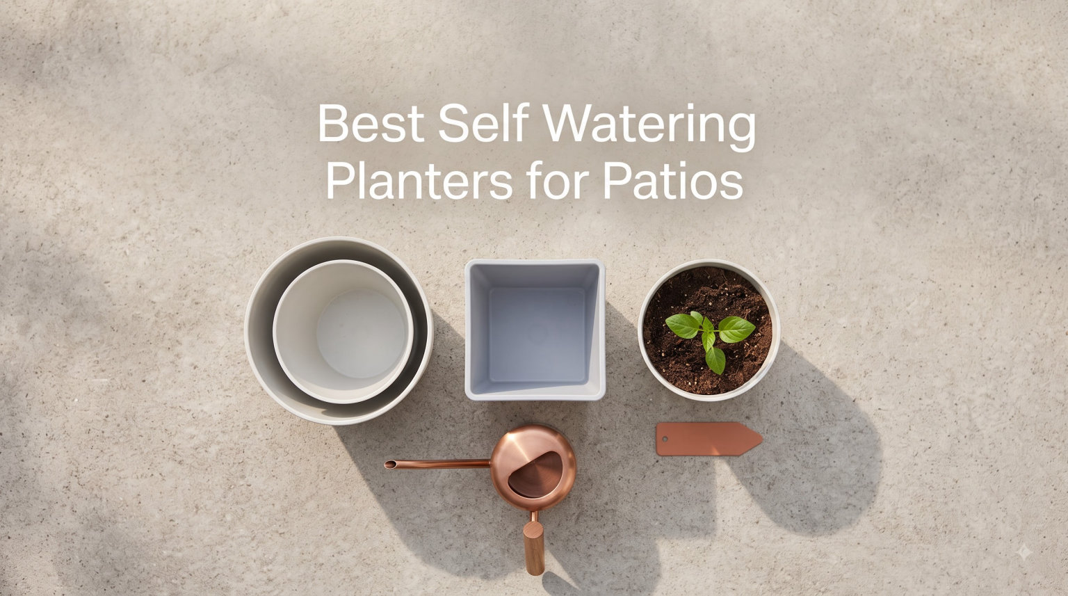 Best Self Watering Planters for Patios