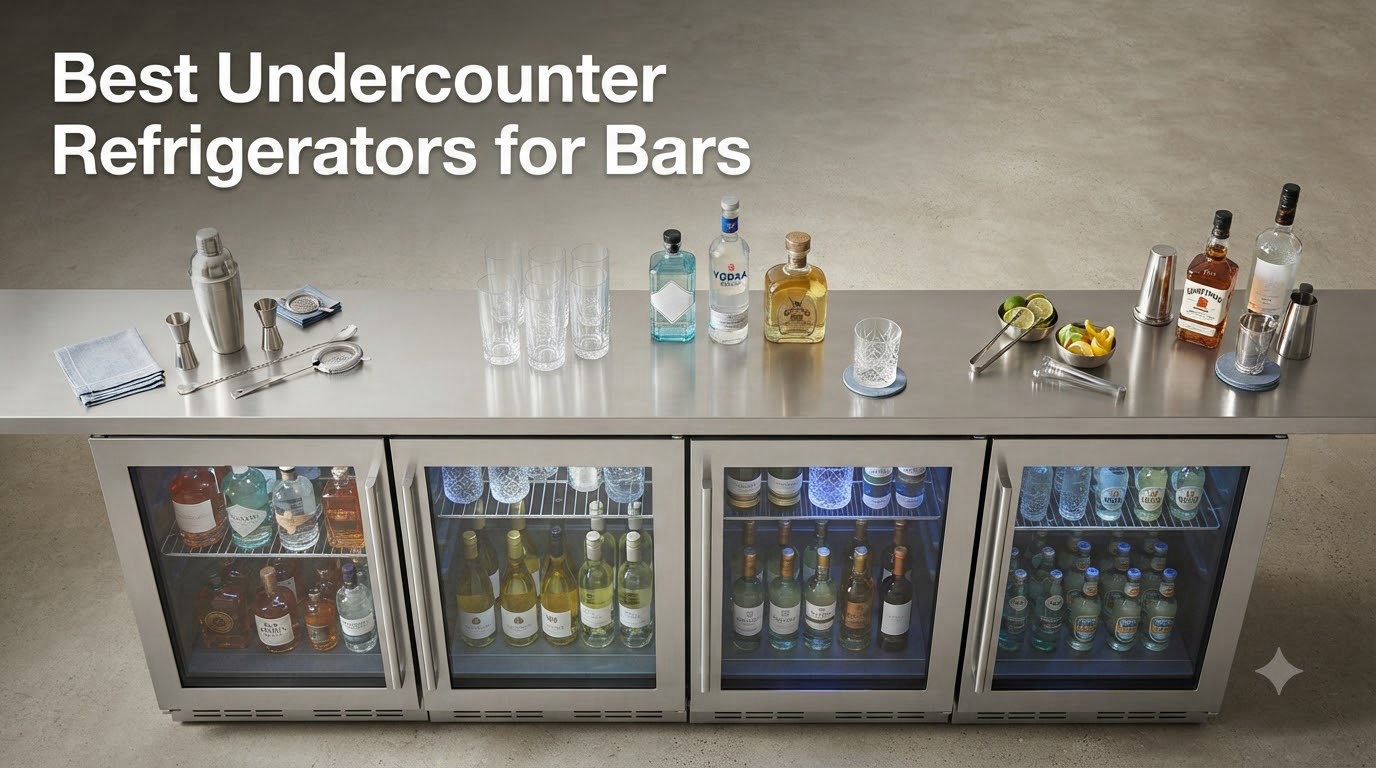 Best Undercounter Refrigerators for Bars