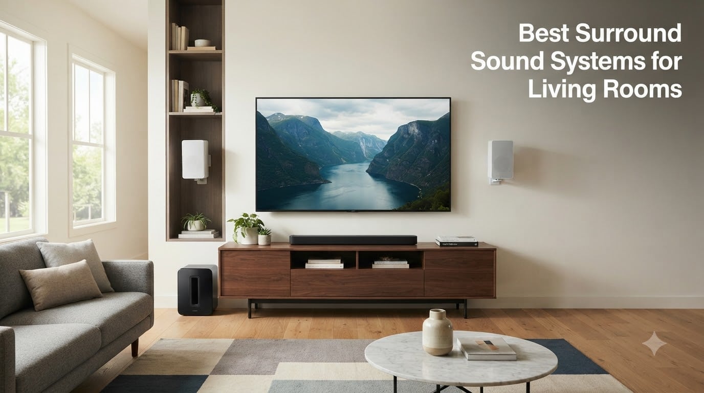 Best Surround Sound Systems for Living Rooms