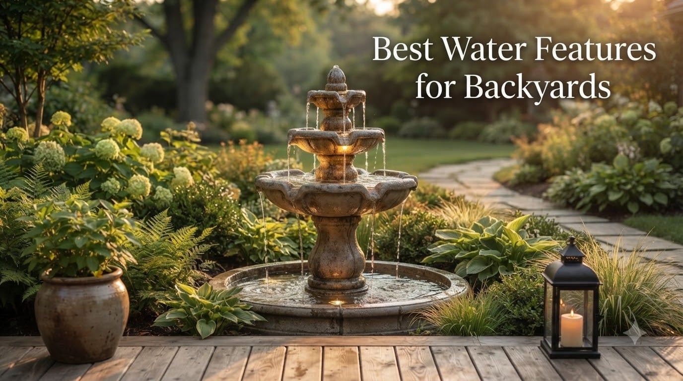 Best Water Features for Backyards