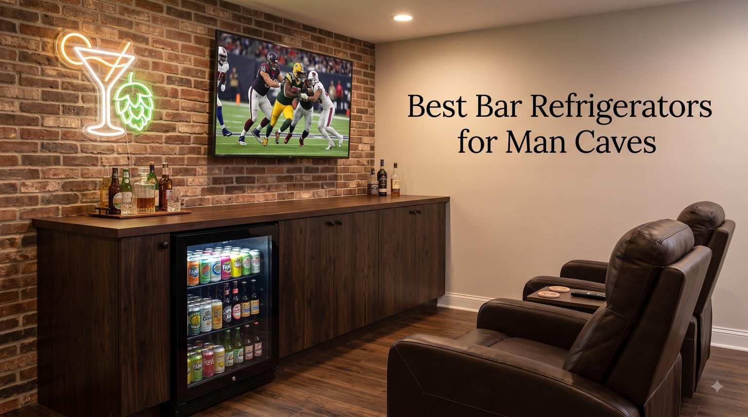 Best Bar Refrigerators for Man Caves
