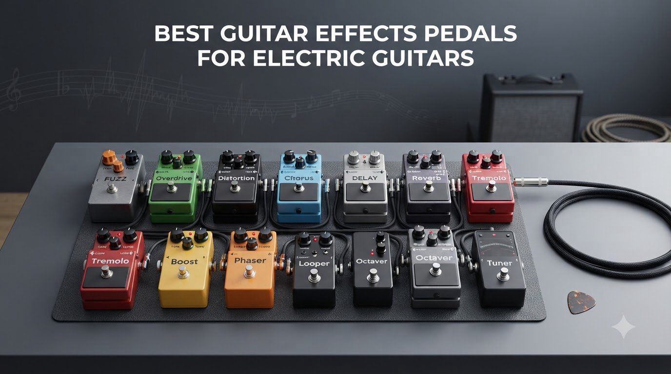 Best Guitar Effects Pedals for Electric Guitars