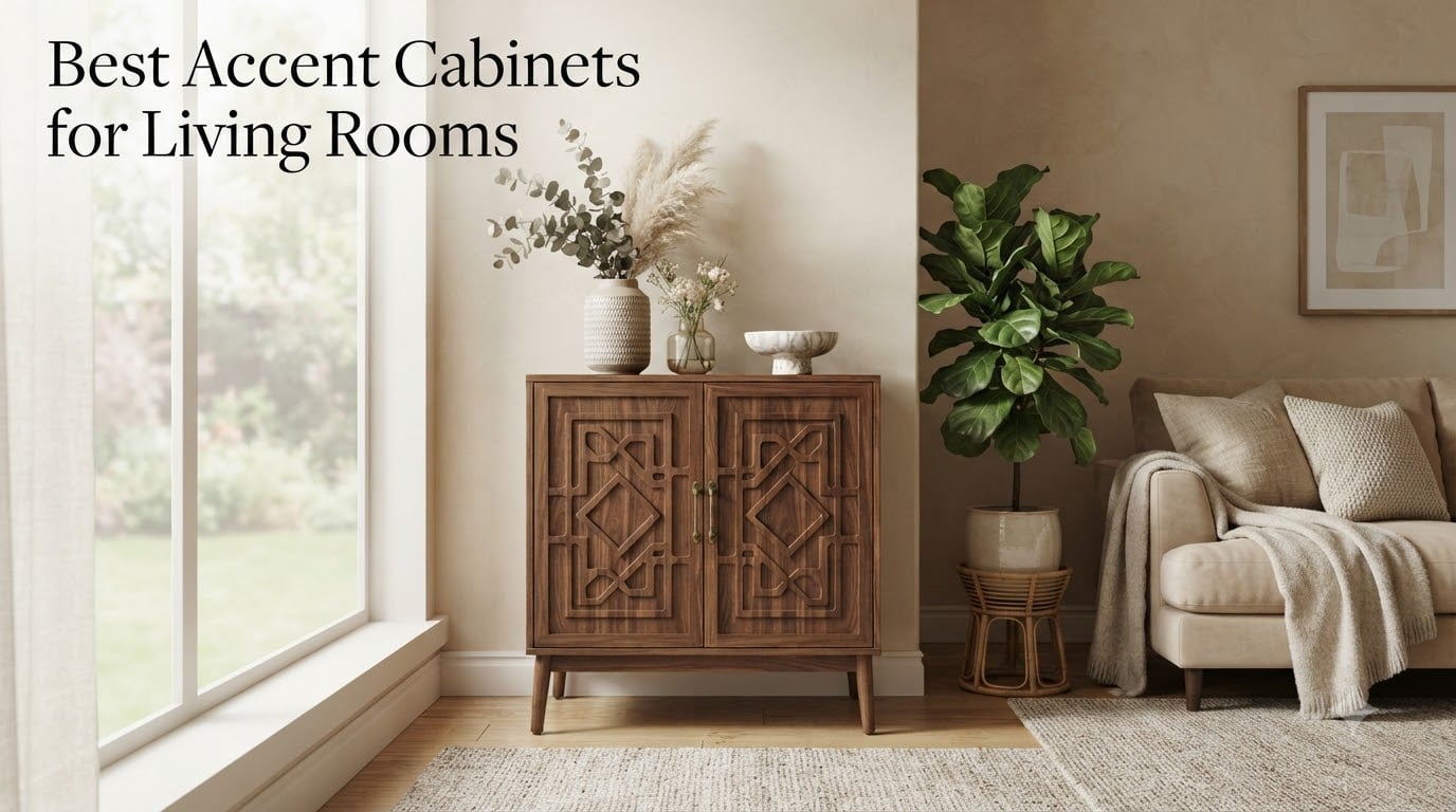 Best Accent Cabinets for Living Rooms