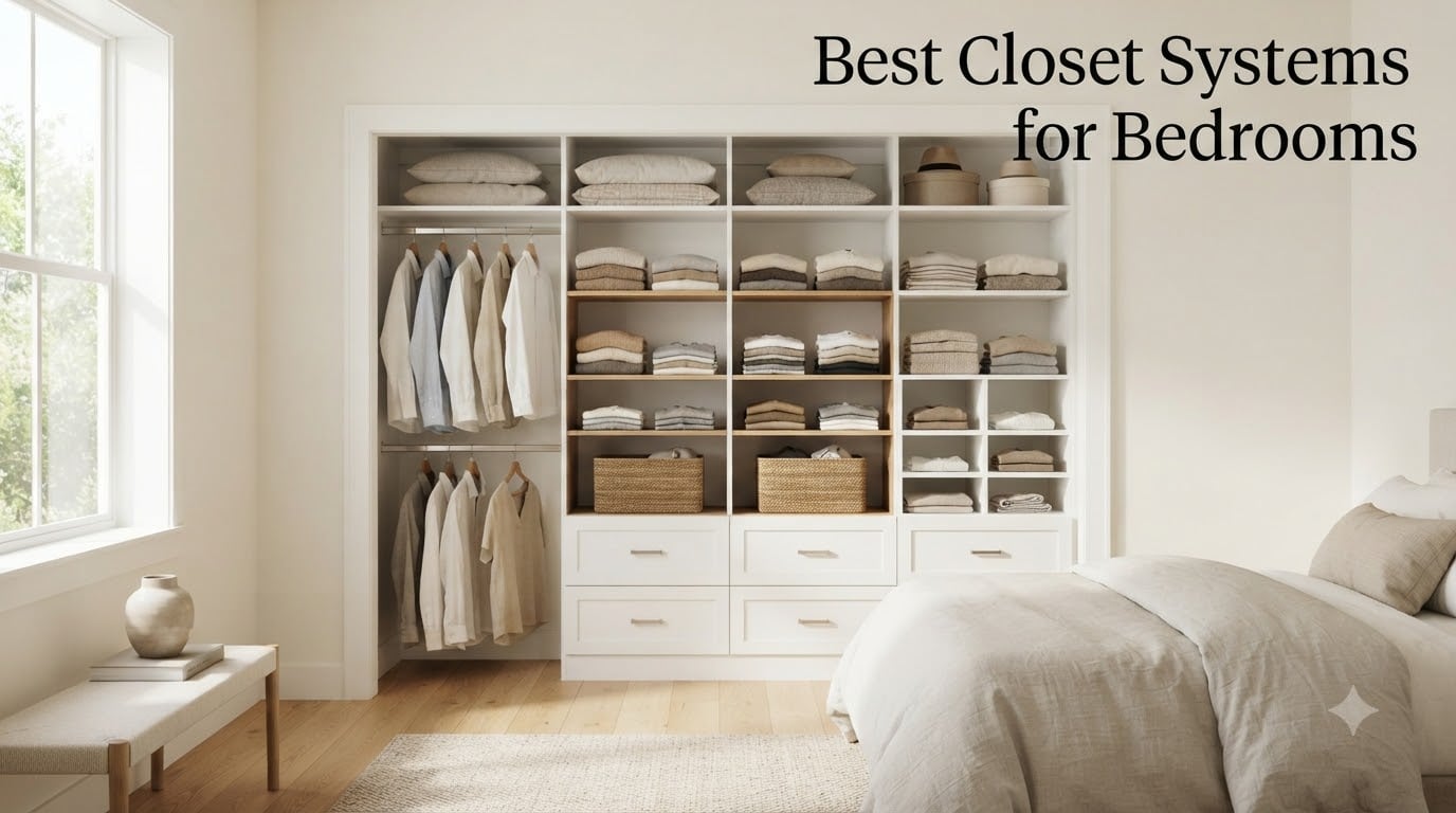 Best Closet Systems for Bedrooms