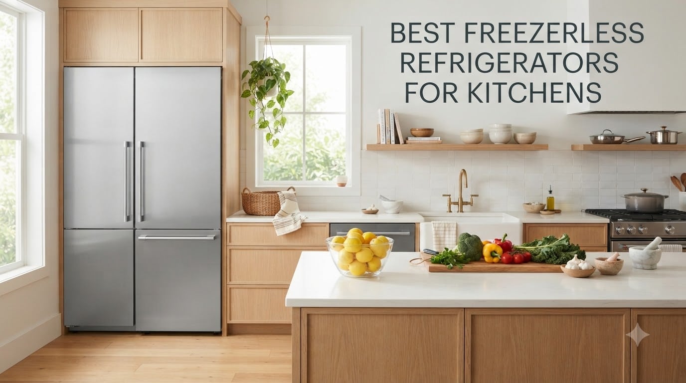 Best Freezerless Refrigerators for Kitchens