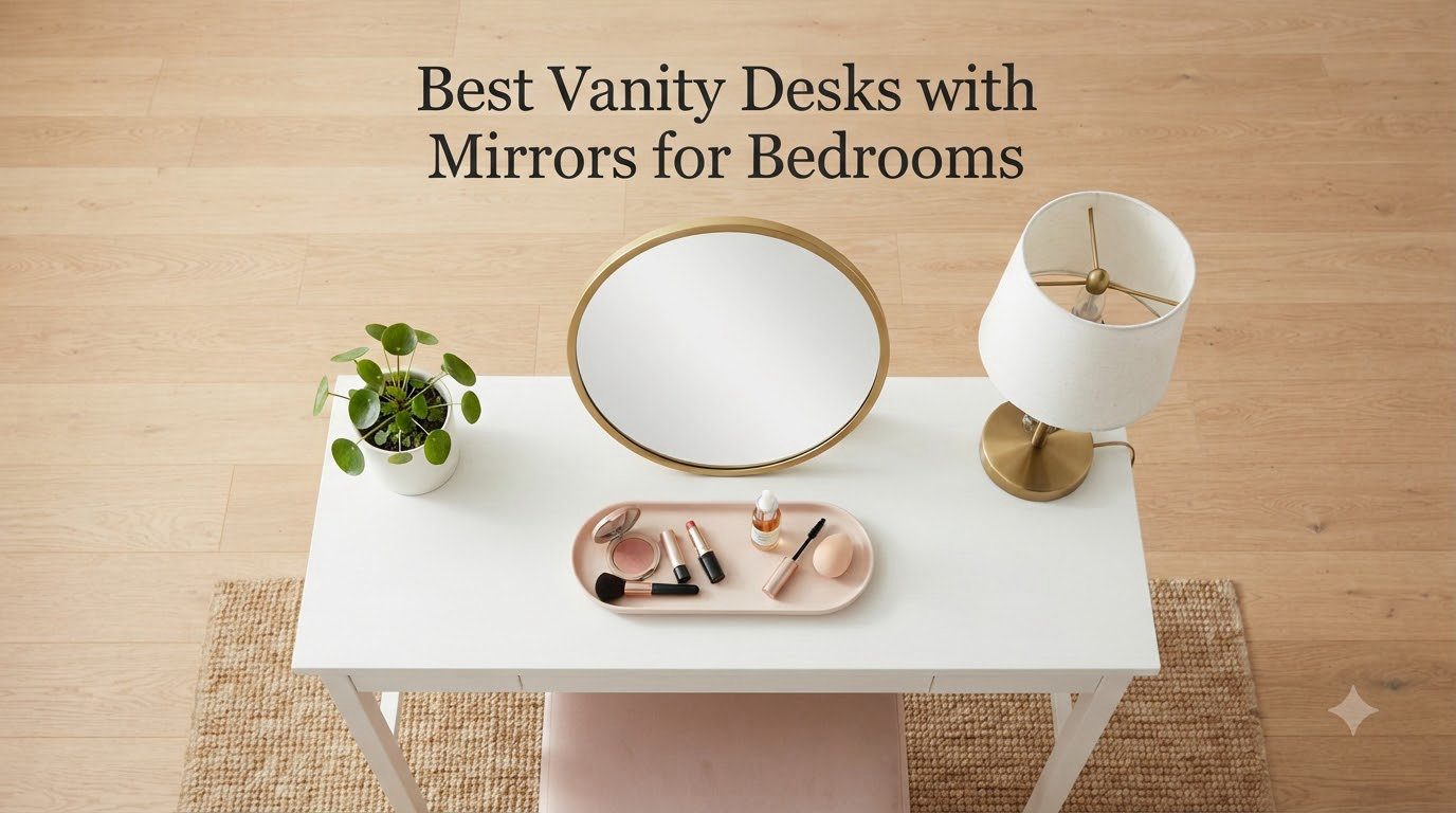 Best Vanity Desks with Mirrors for Bedrooms