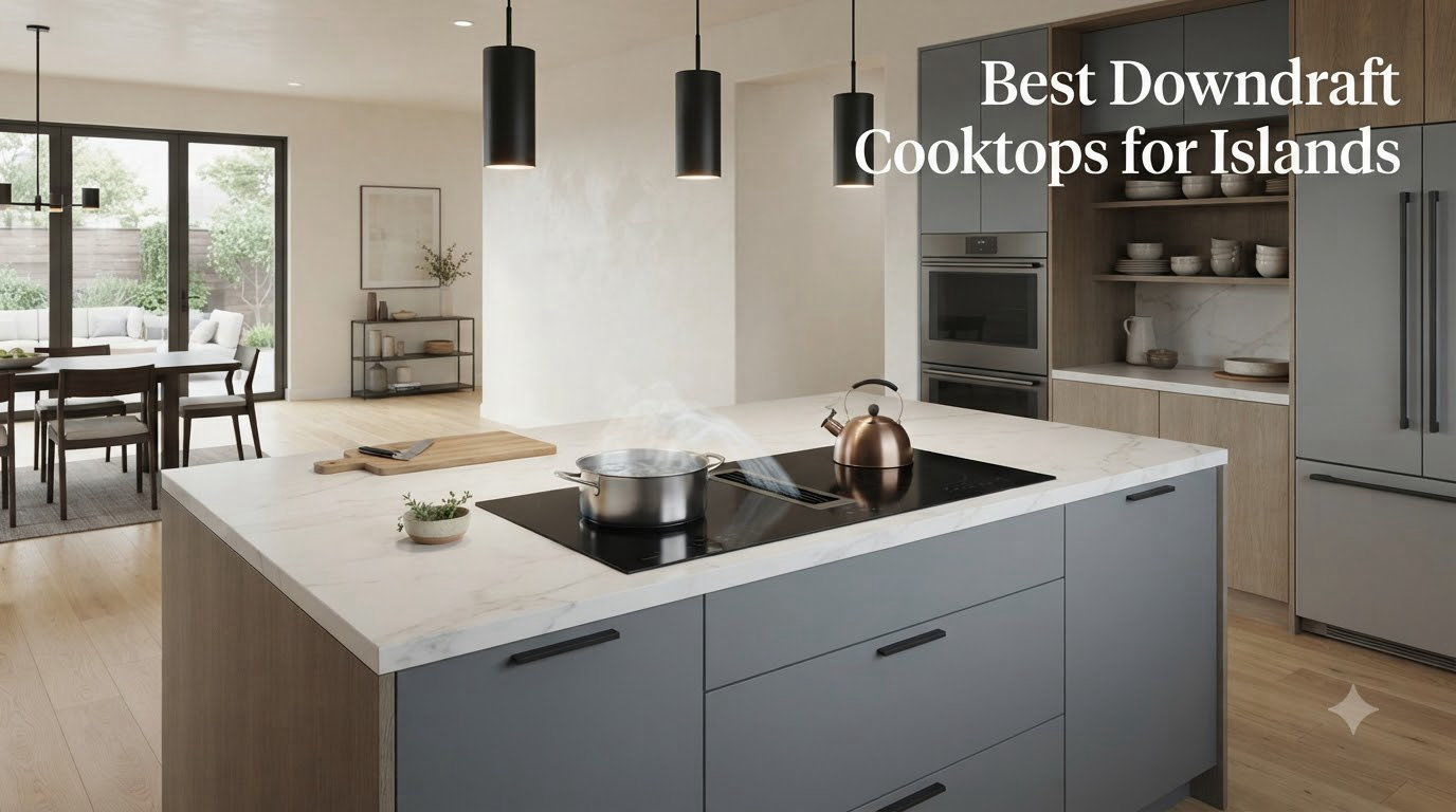 Best Downdraft Cooktops for Islands