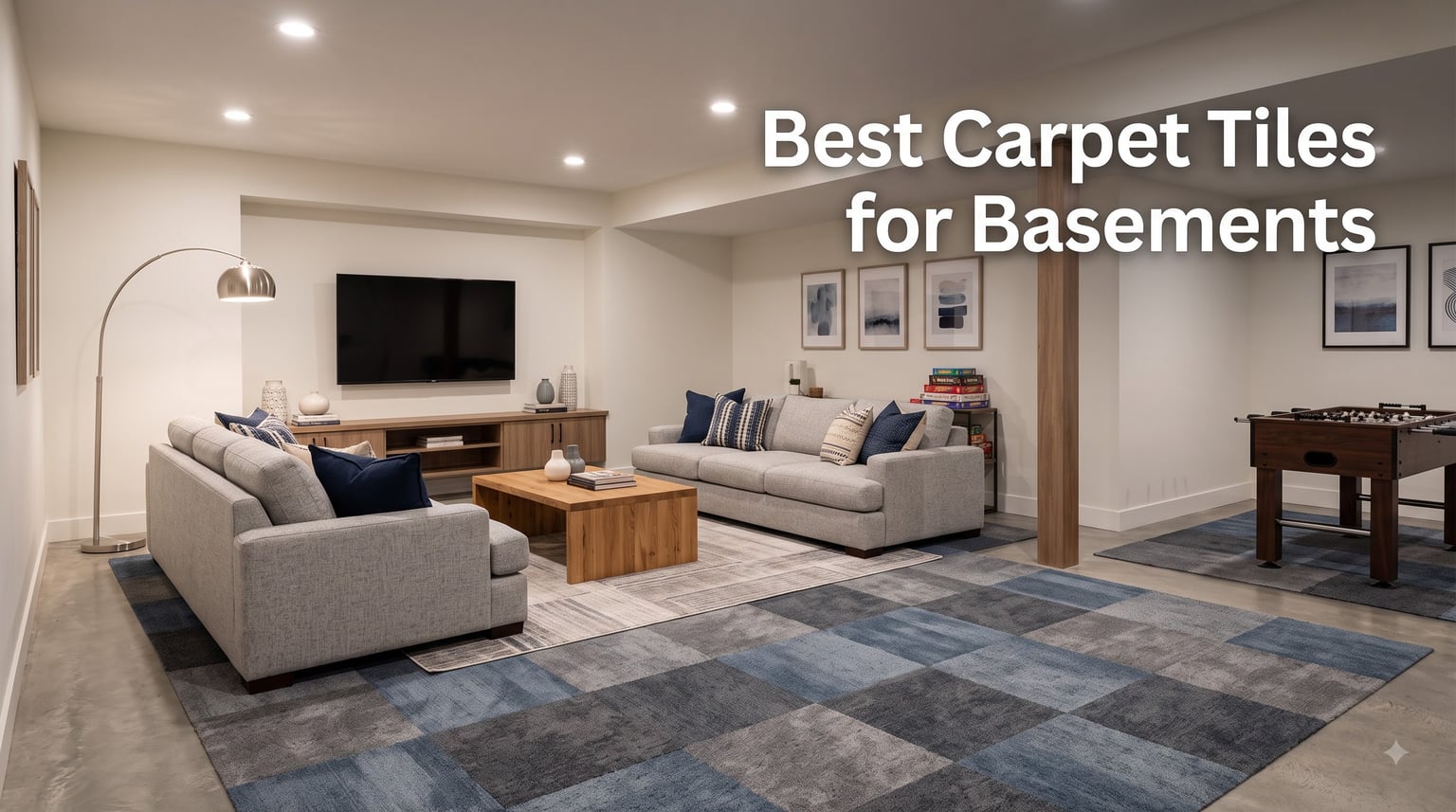 Best Carpet Tiles for Basements