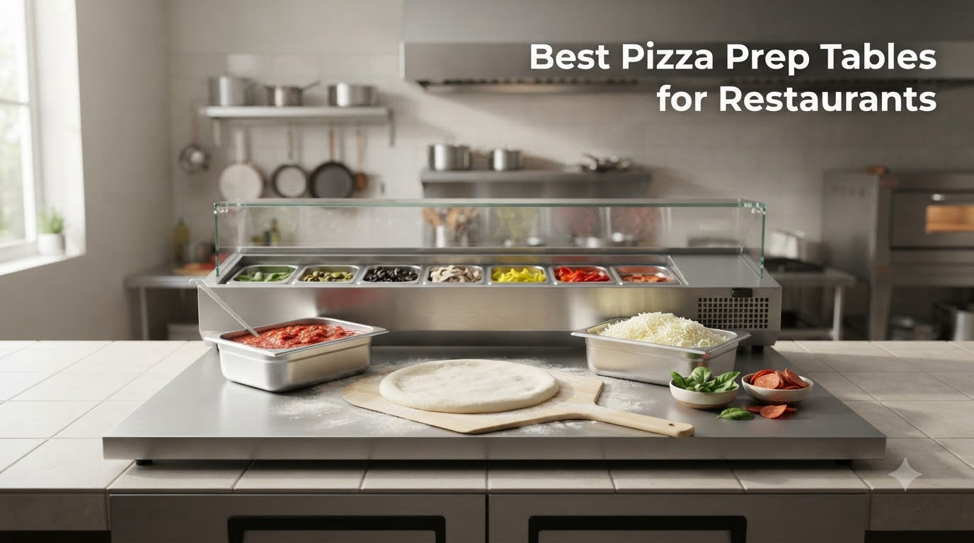 Best Pizza Prep Tables for Restaurants