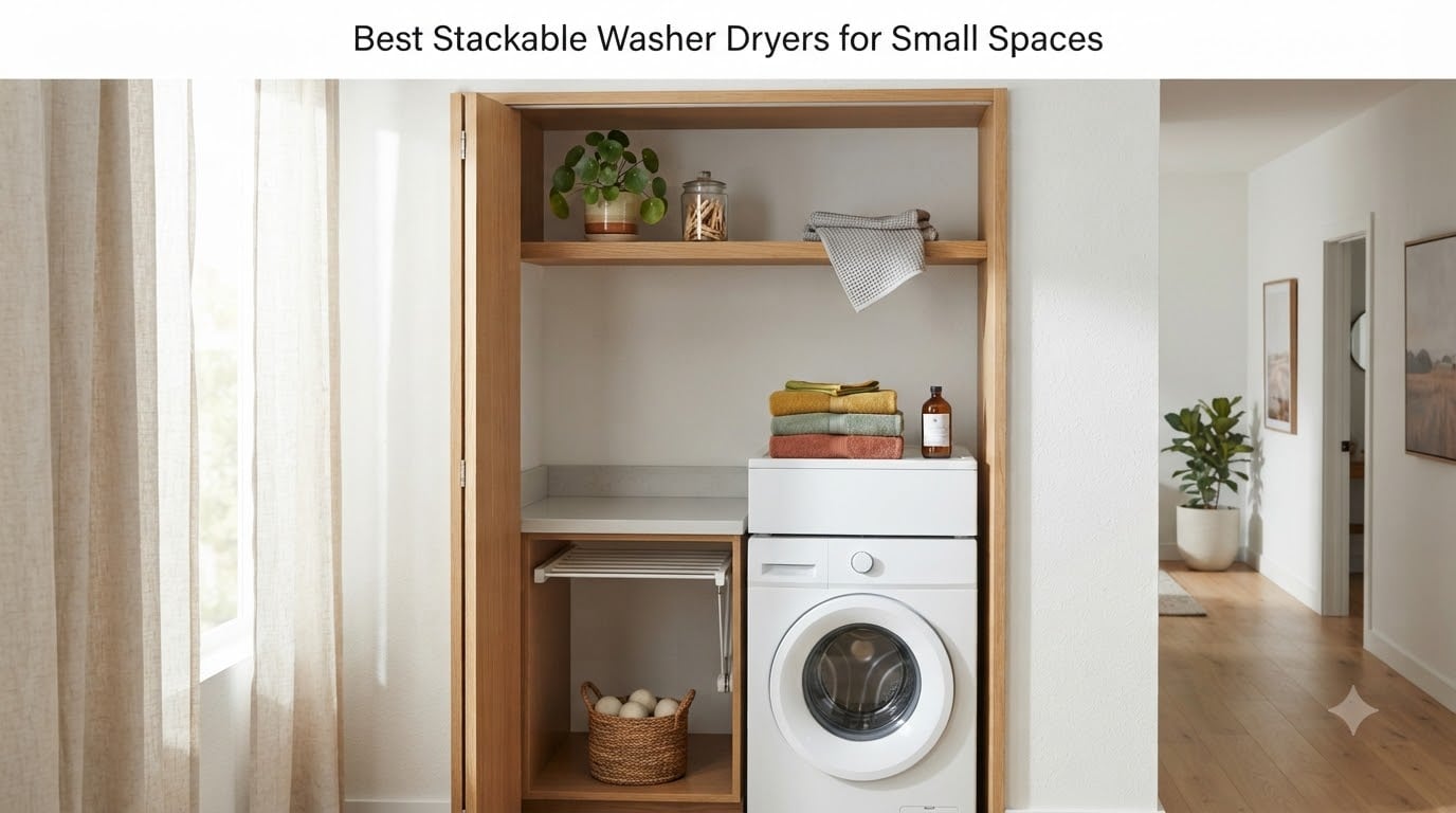 Best Stackable Washer Dryers for Small Spaces