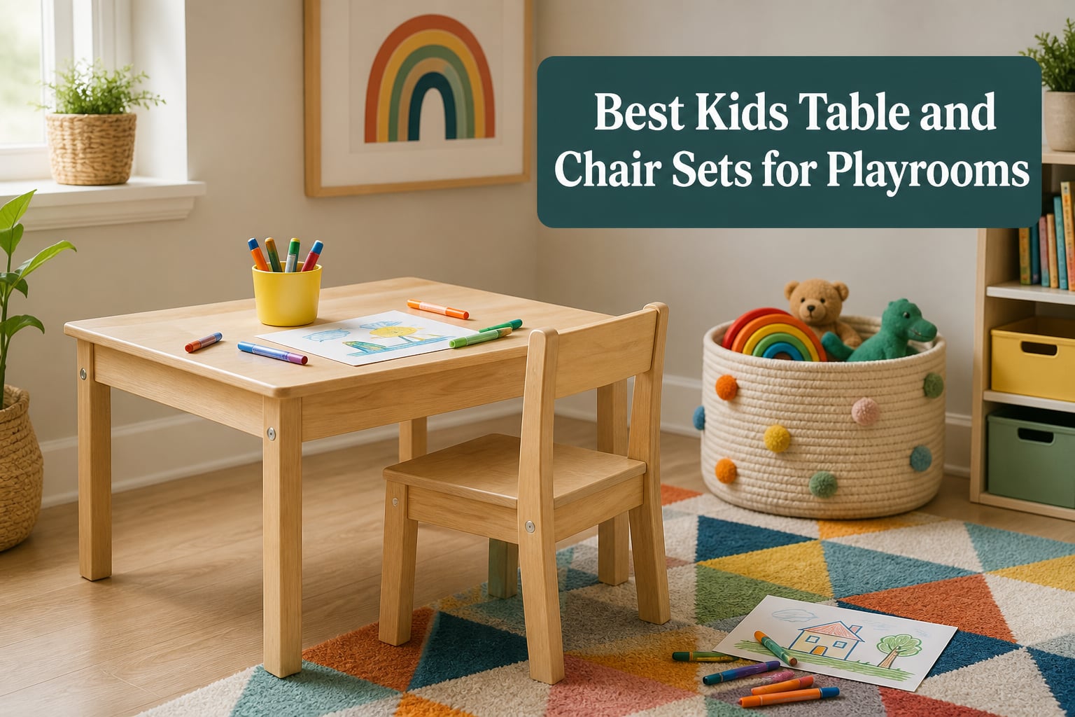 Best Kids Table and Chair Sets for Playrooms
