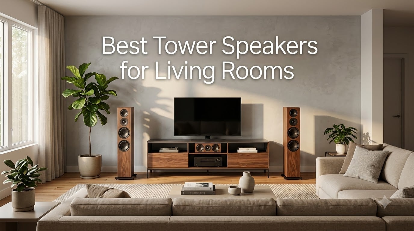 Best Tower Speakers for Living Rooms
