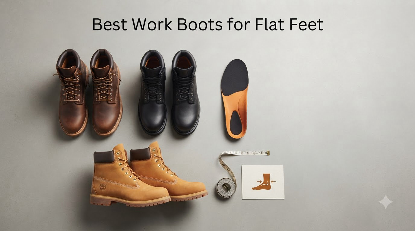 Best Work Boots for Flat Feet