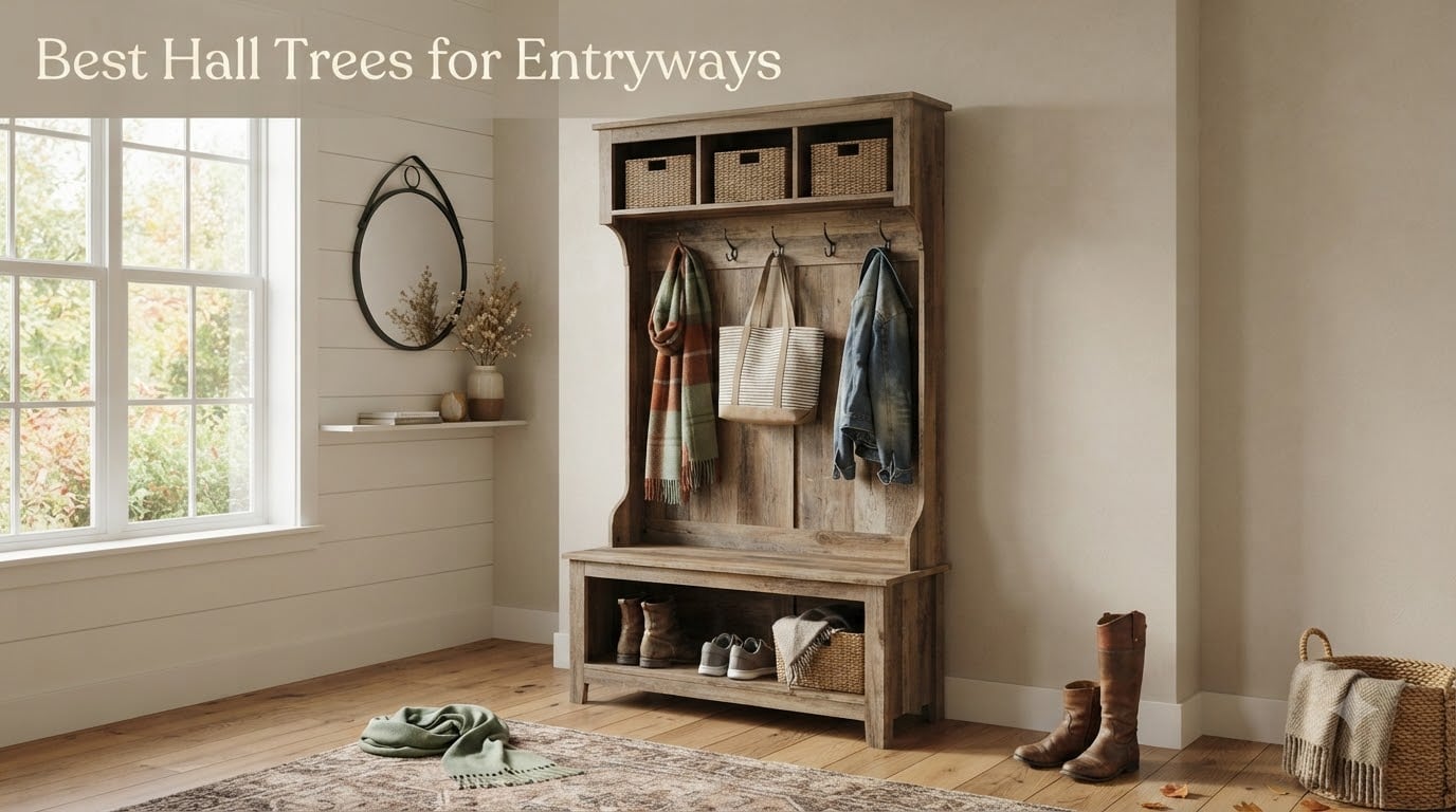 Best Hall Trees for Entryways