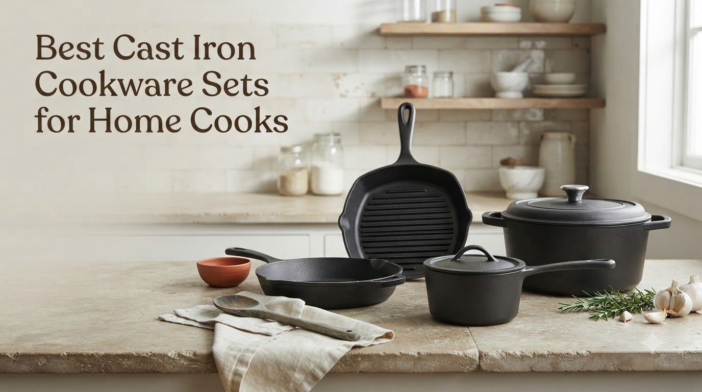 Best Cast Iron Cookware Sets for Home Cooks