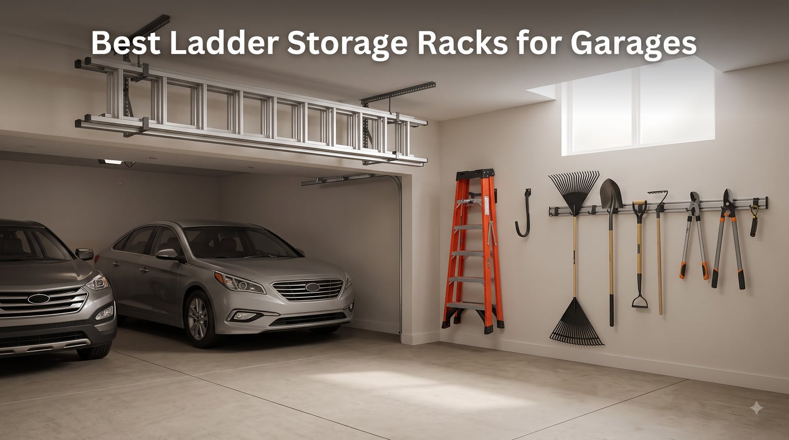 Best Ladder Storage Racks for Garages