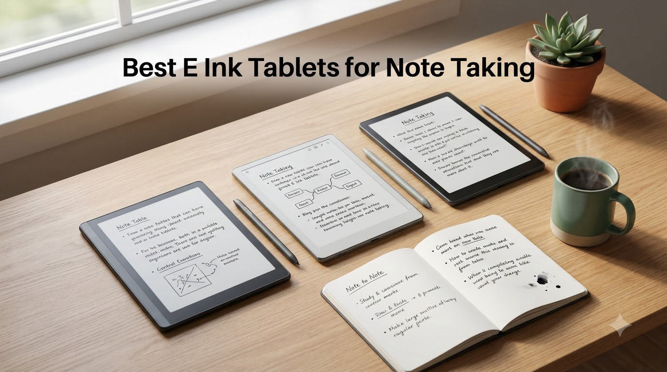 Best E Ink Tablets for Note Taking