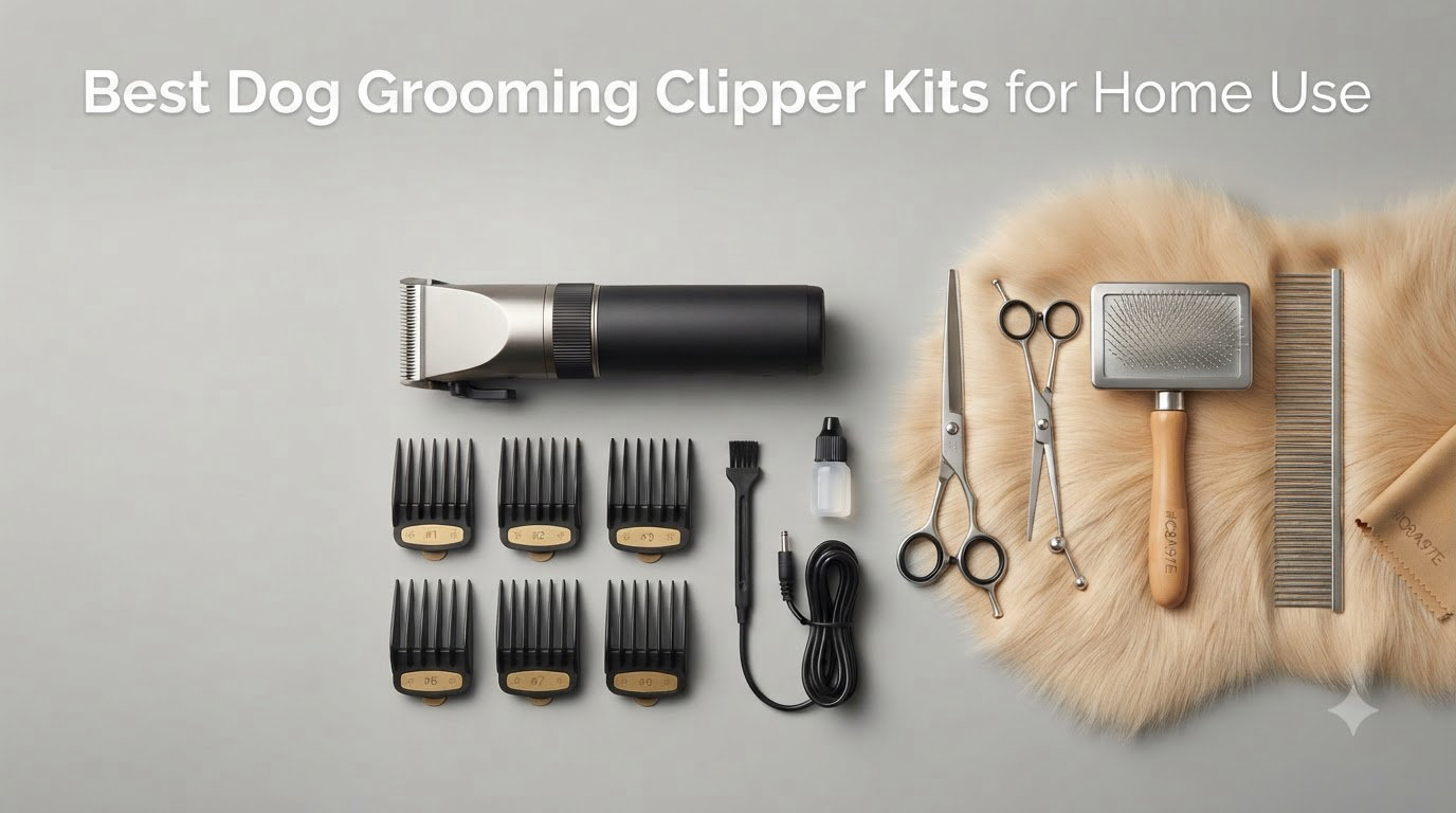 Best Dog Grooming Clipper Kits for Home Use