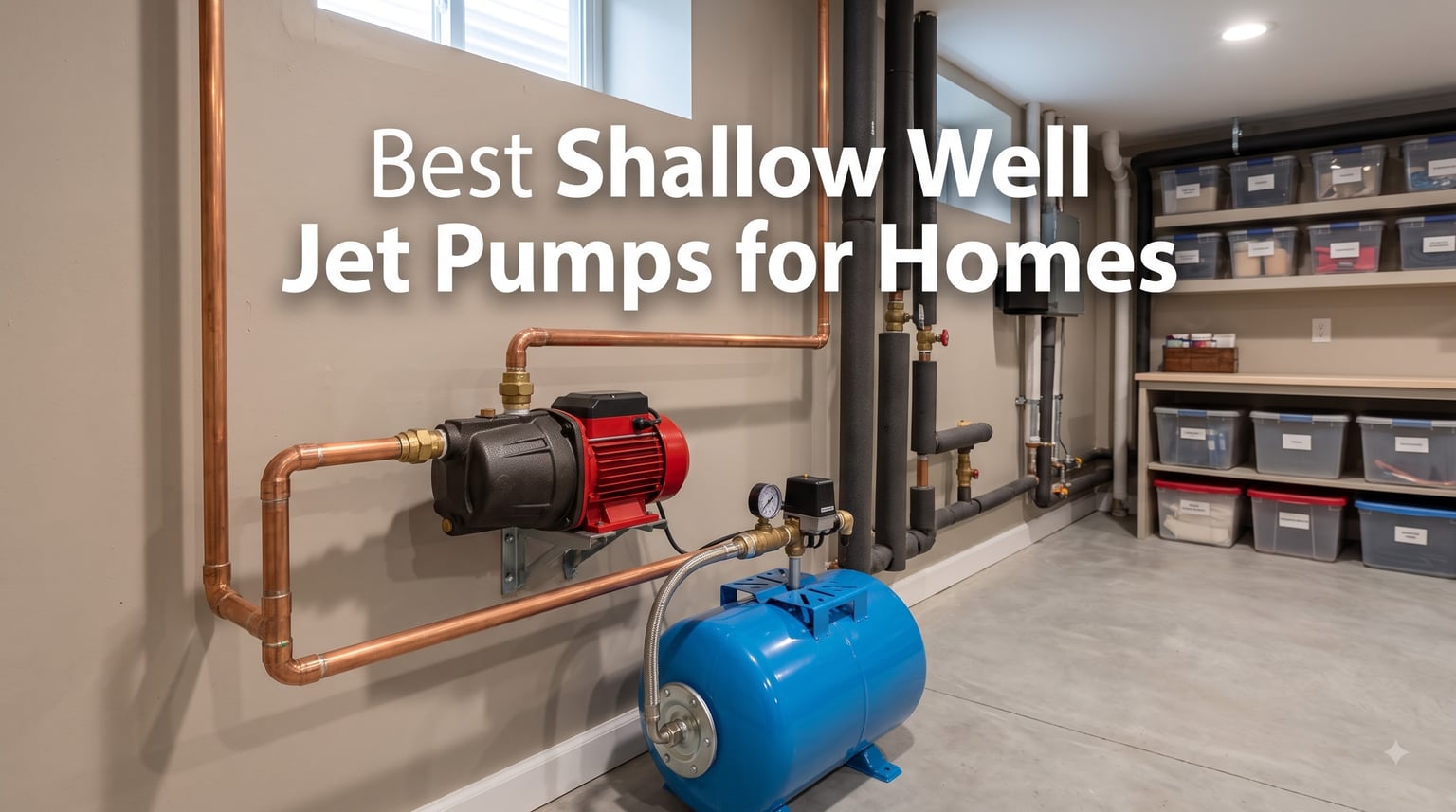 Best Shallow Well Jet Pumps for Homes