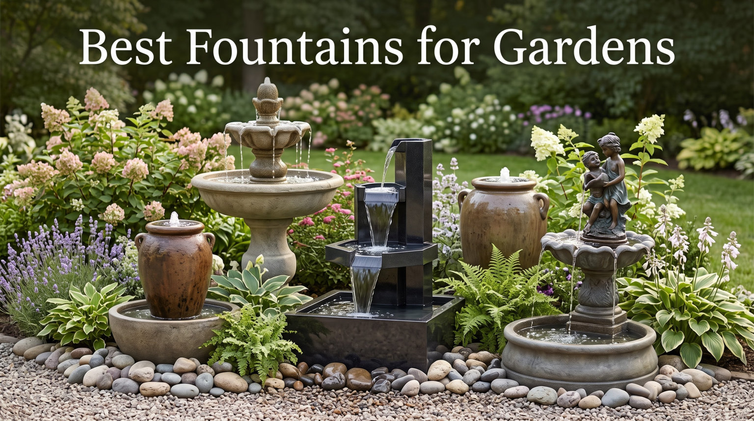 Best Fountains for Gardens