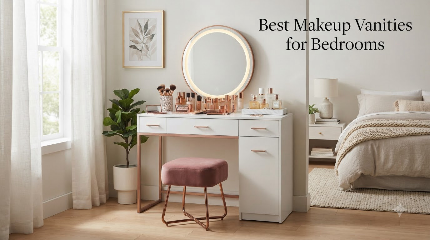 Best Makeup Vanities for Bedrooms