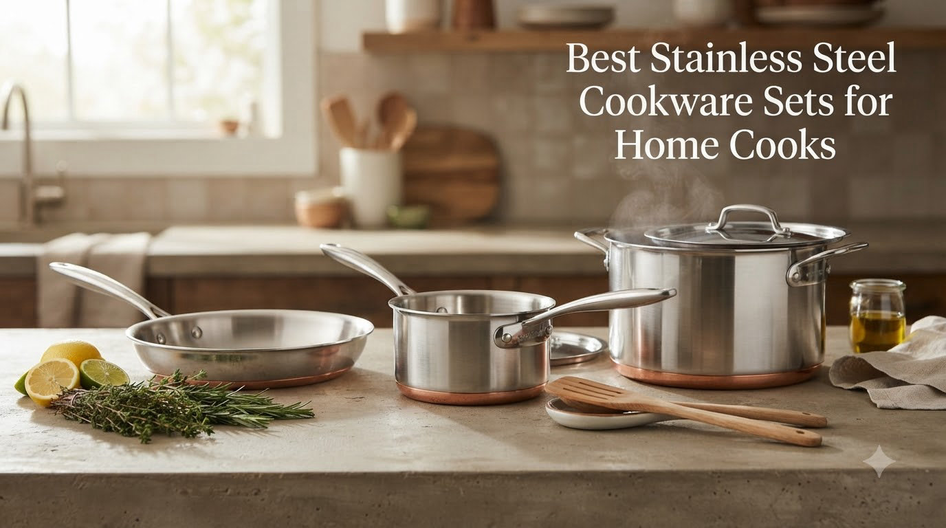 Best Stainless Steel Cookware Sets for Home Cooks