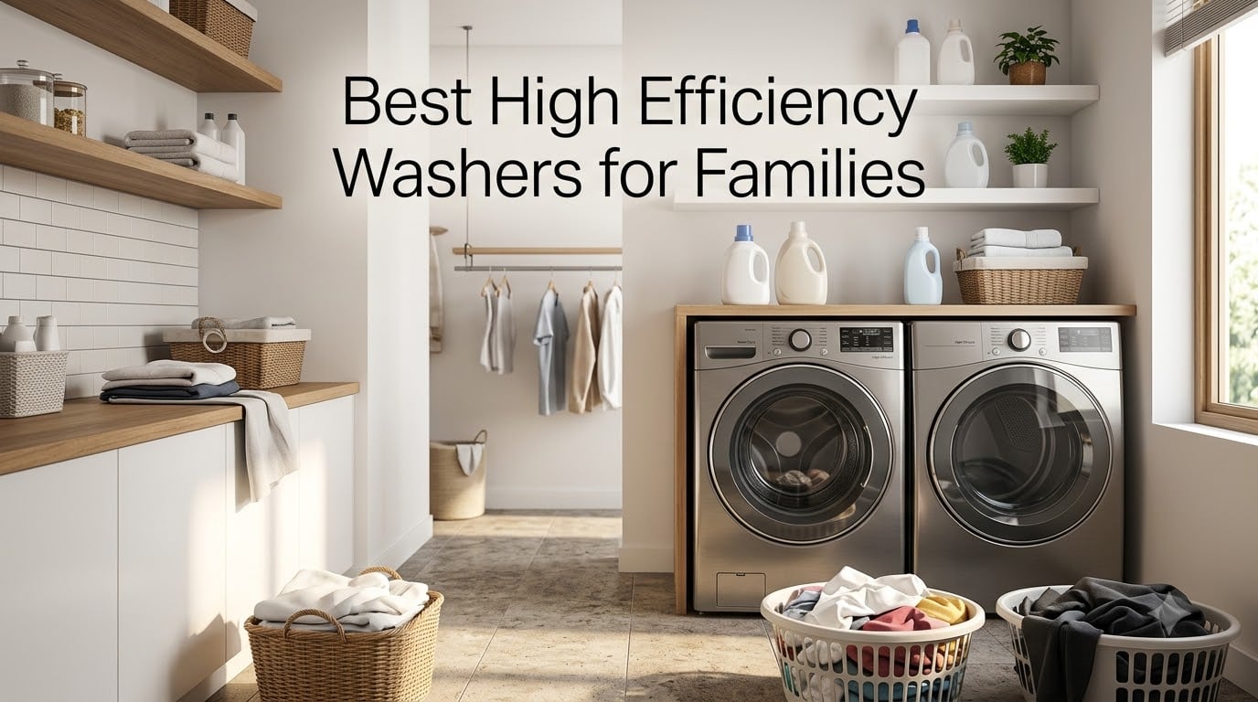 Best High Efficiency Washers for Families