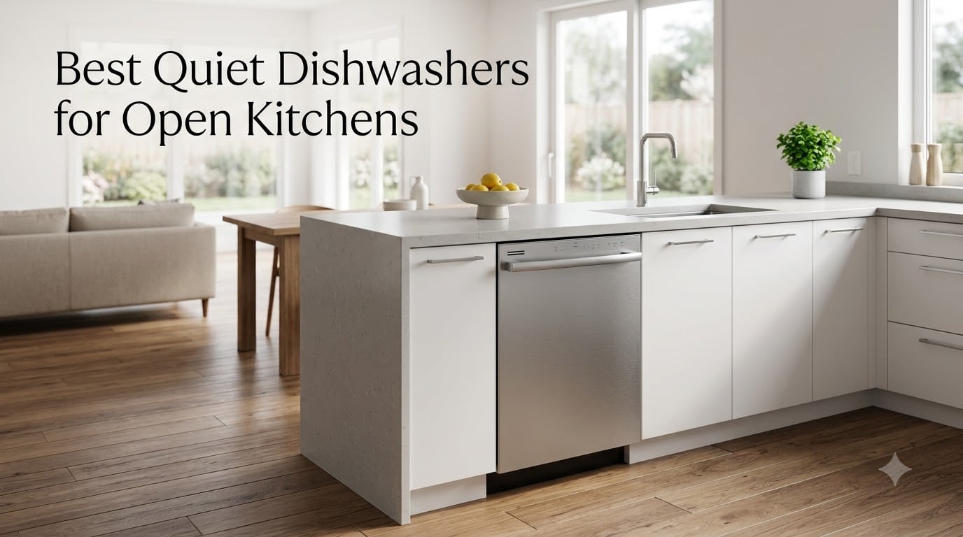 Best Quiet Dishwashers for Open Kitchens