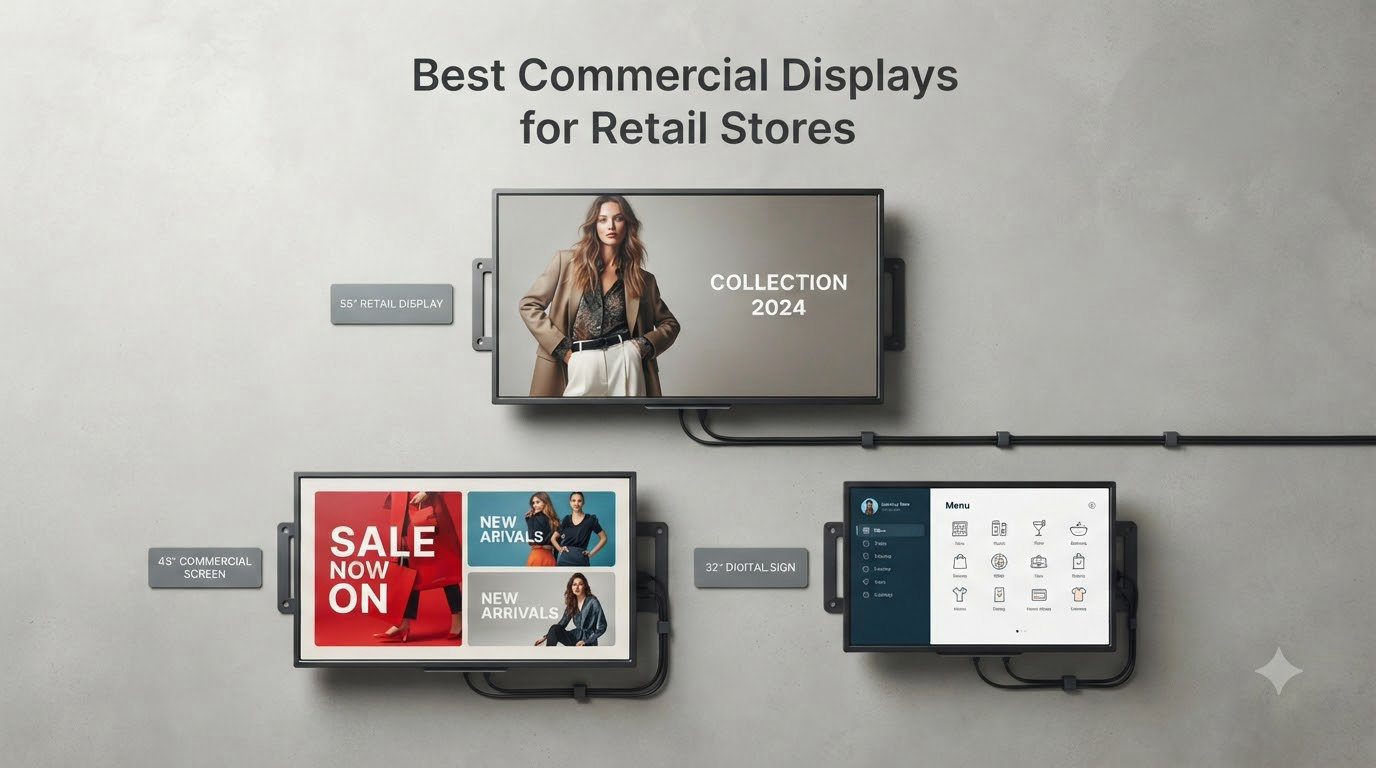 Best Commercial Displays for Retail Stores