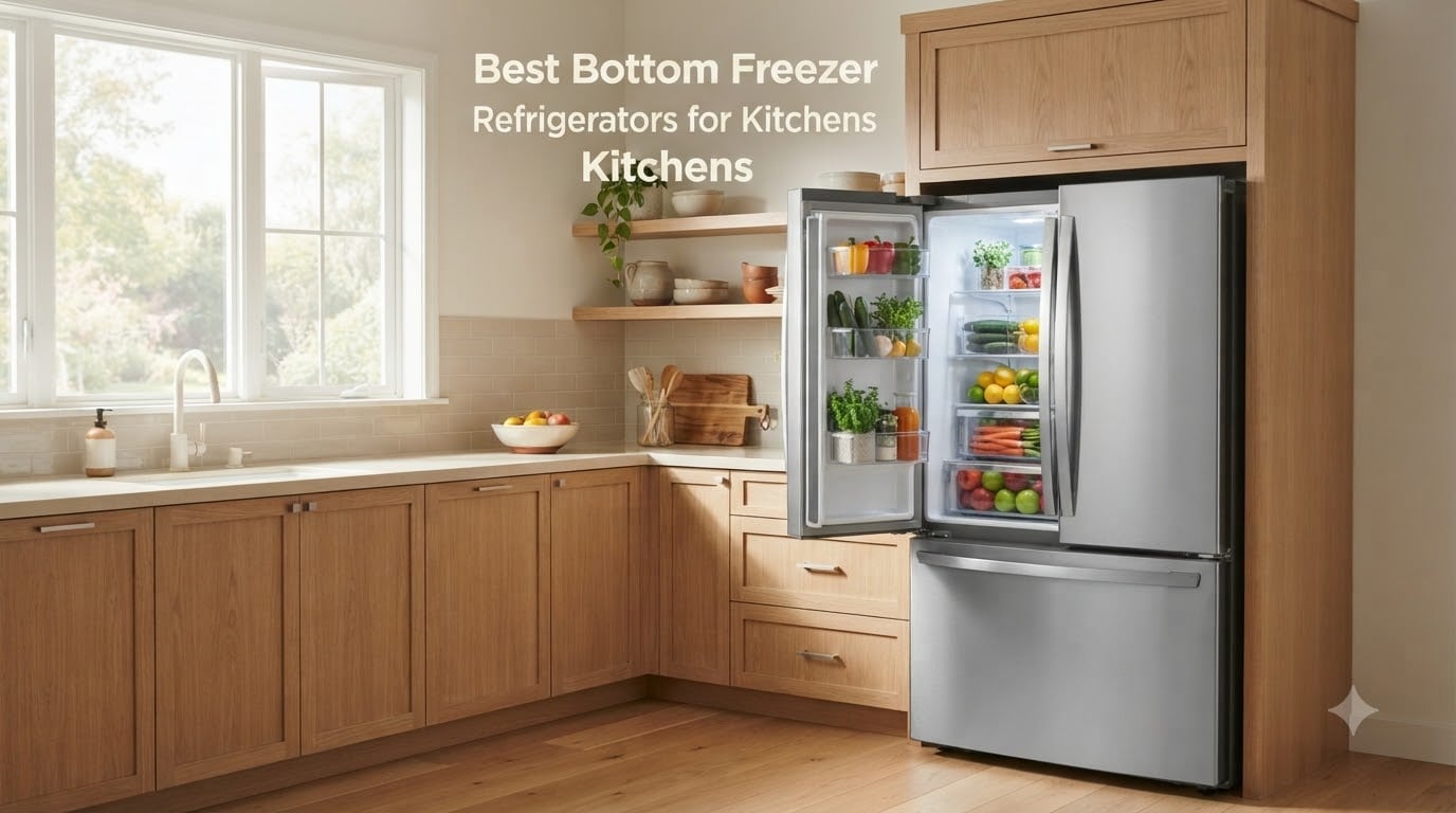 Best Bottom Freezer Refrigerators for Kitchens
