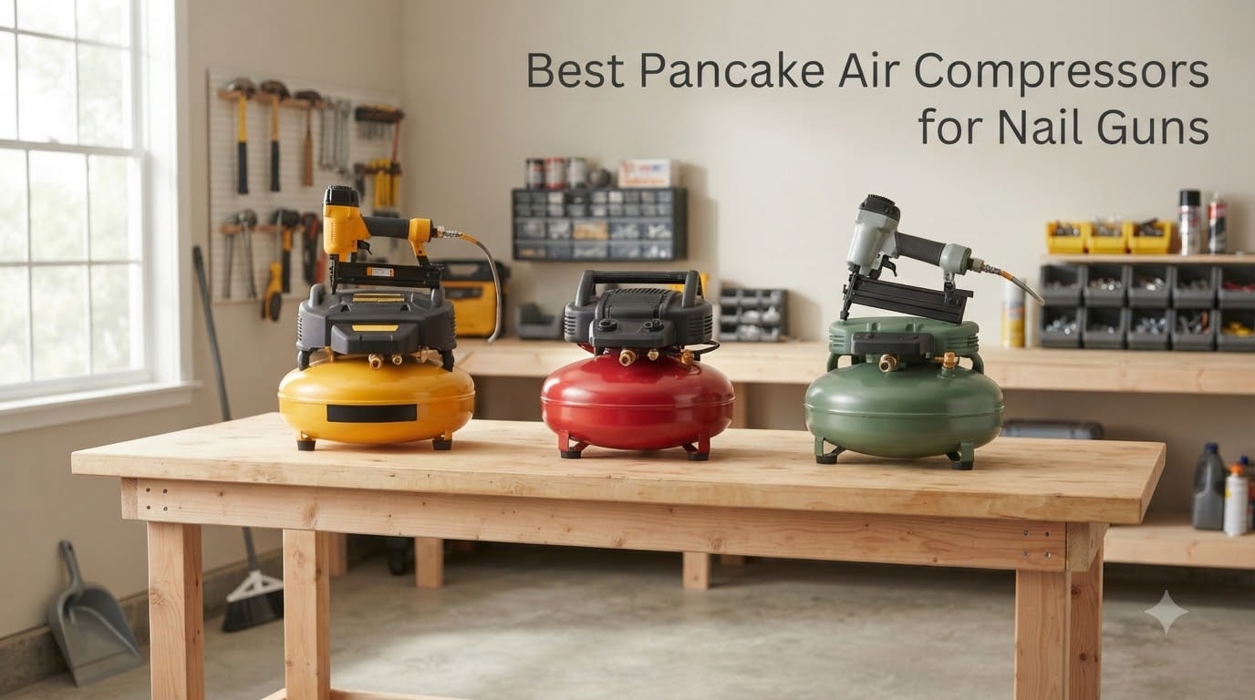Best Pancake Air Compressors for Nail Guns