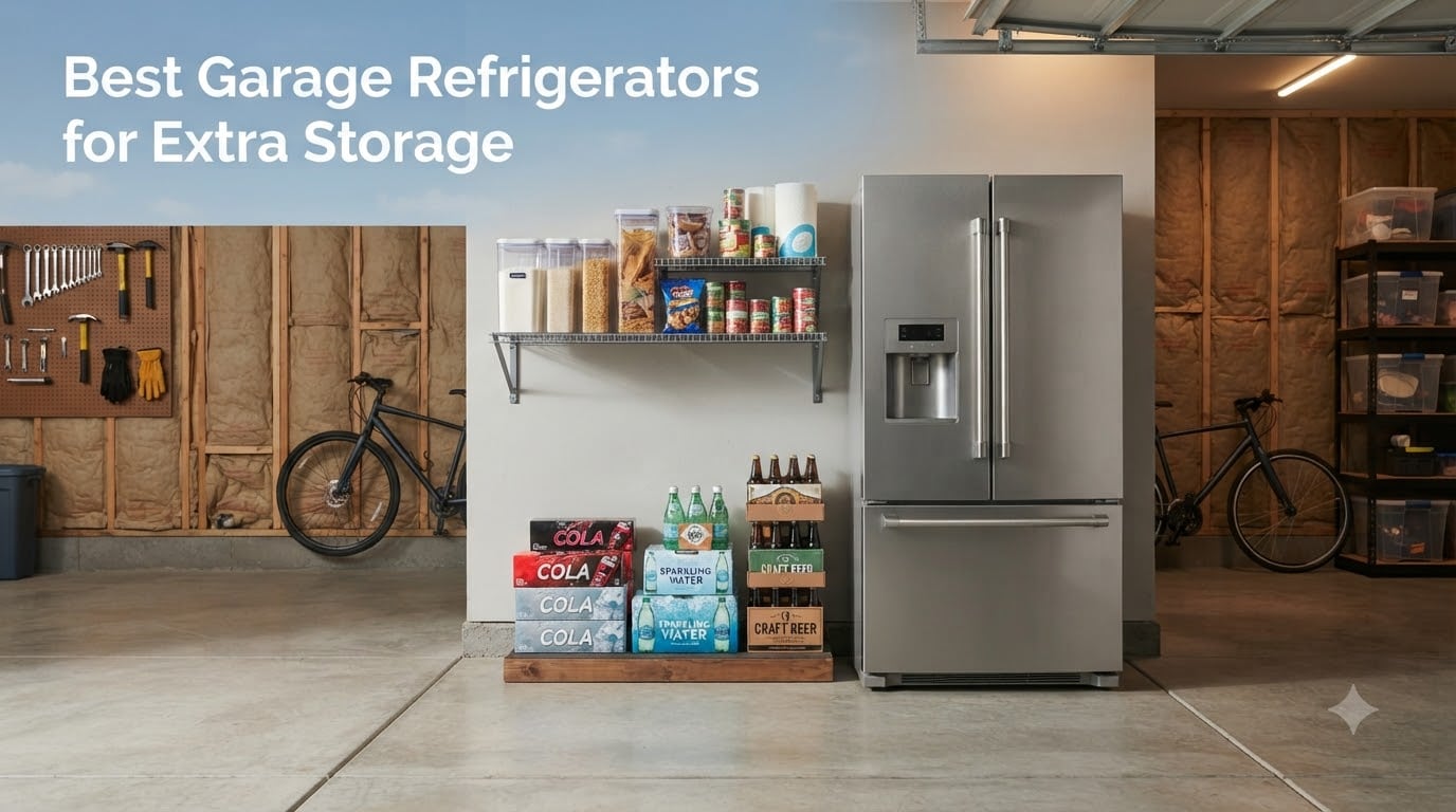 Best Garage Refrigerators for Extra Storage